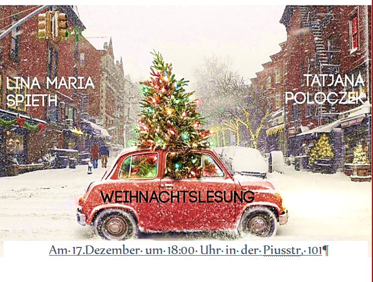 Weihnachtslesung am Sonntag, dem 17. Dezember 2017 um 18 Uhr